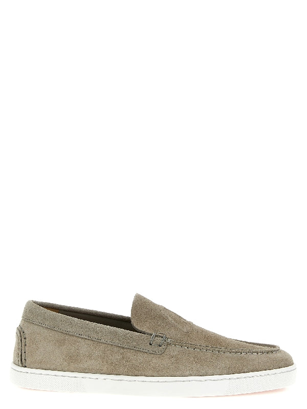 Varsiboat Logo Embossed Suede Loafers