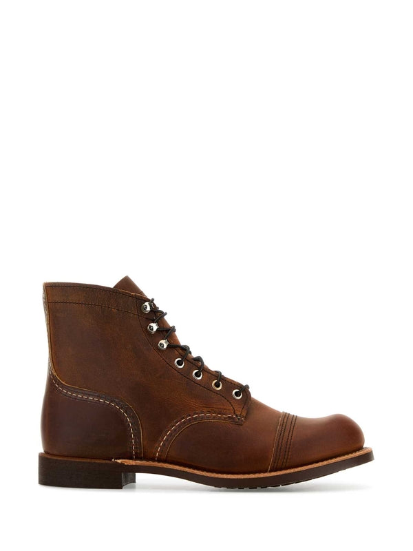 Red Wing Brown Lace-Up Boots