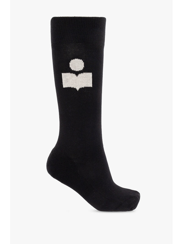 Logo Jacquard
  Cotton Socks