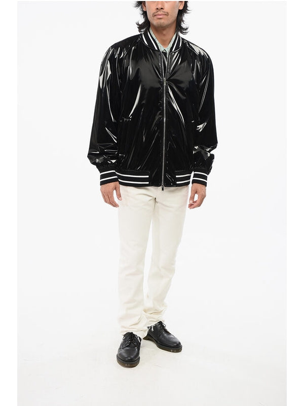 Alexander Mcqueen Black Bomber