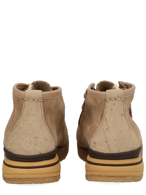 Visvim Beige Lace-Up Boots