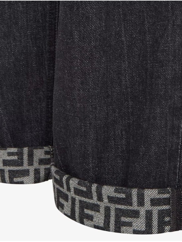 Straight Denim Pants