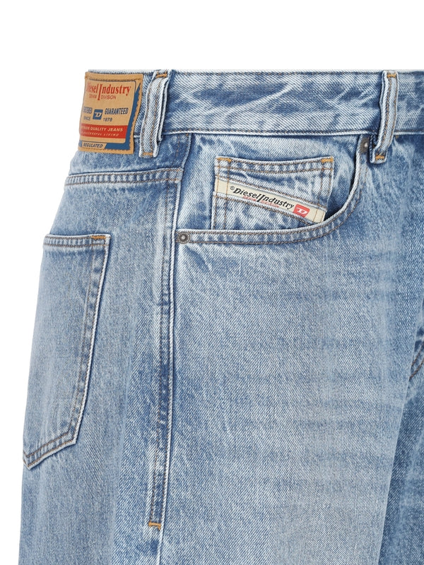 1006 D Sire Washed Wide Denim Pants