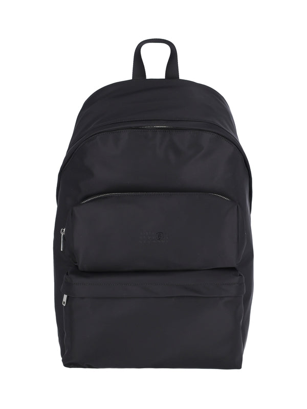 Number Logo Pocket Nylon Backpack - Jente