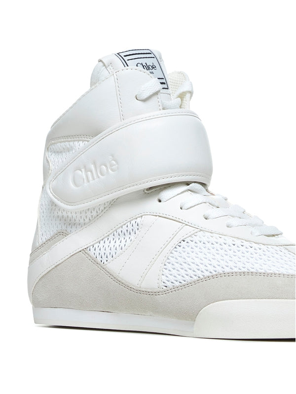 Logo Patch High-Top Sneakers