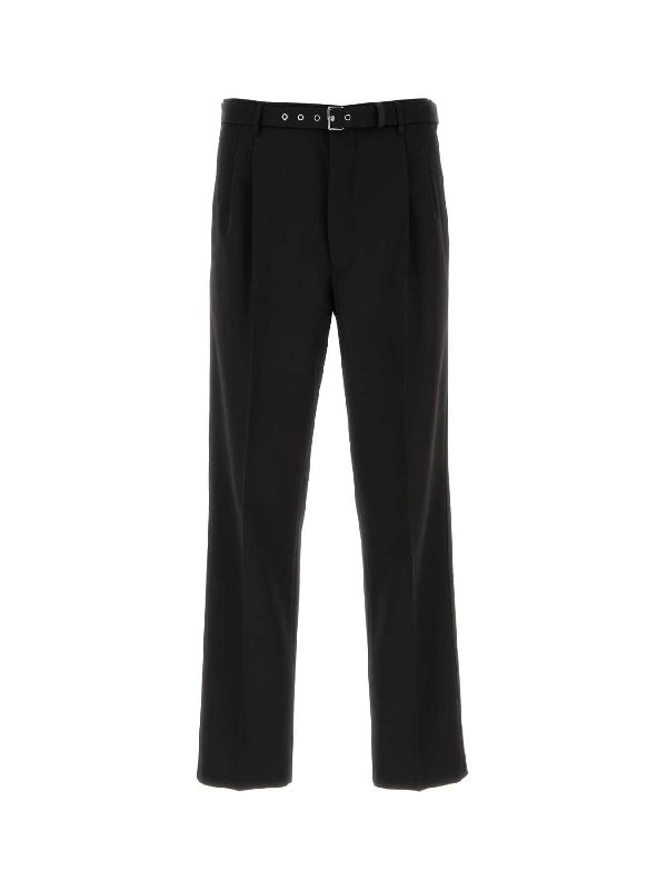 Belted Wool Pants