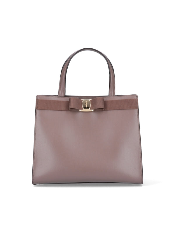 Vara Smooth Leather Tote Bag Medium