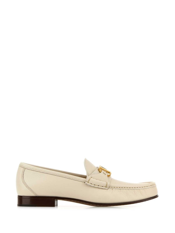 Valentino White Loafers