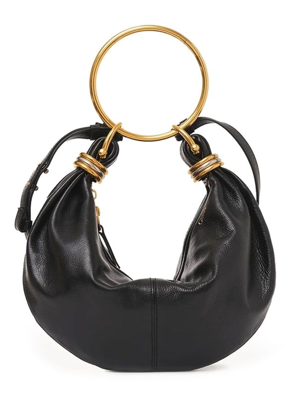 Chloe - Bracelet Leather Tote Bag - Jente