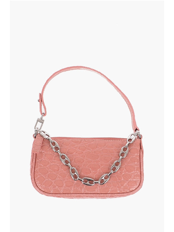 Croc Effect Leather Rachel Mini Bag