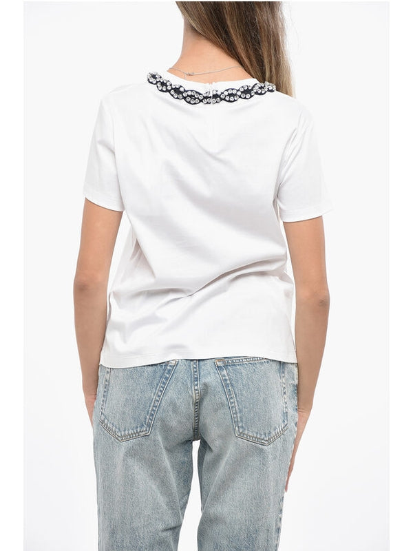 Valentino White Half Sleeve