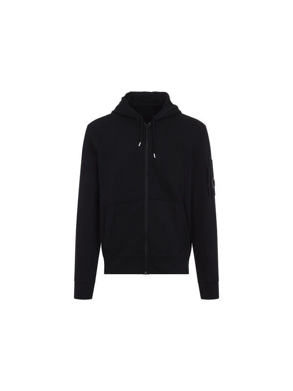 Lens Wappen Cotton Hoodie Zip-Up