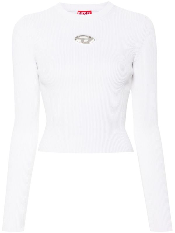 Valari Cut-Out
  Logo Long Sleeve Top