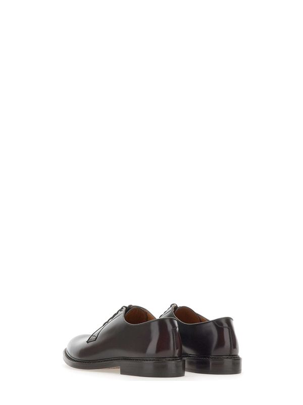 Leather Lace-Up Derby Shoes