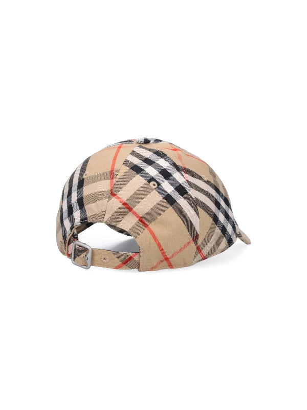 Ekd Check Cotton Blend Ball Cap