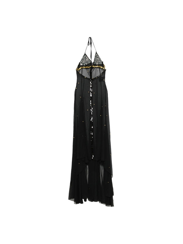 Siedrés Black Long Dress