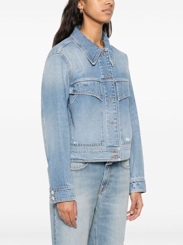 Distress Denim
  Jacket