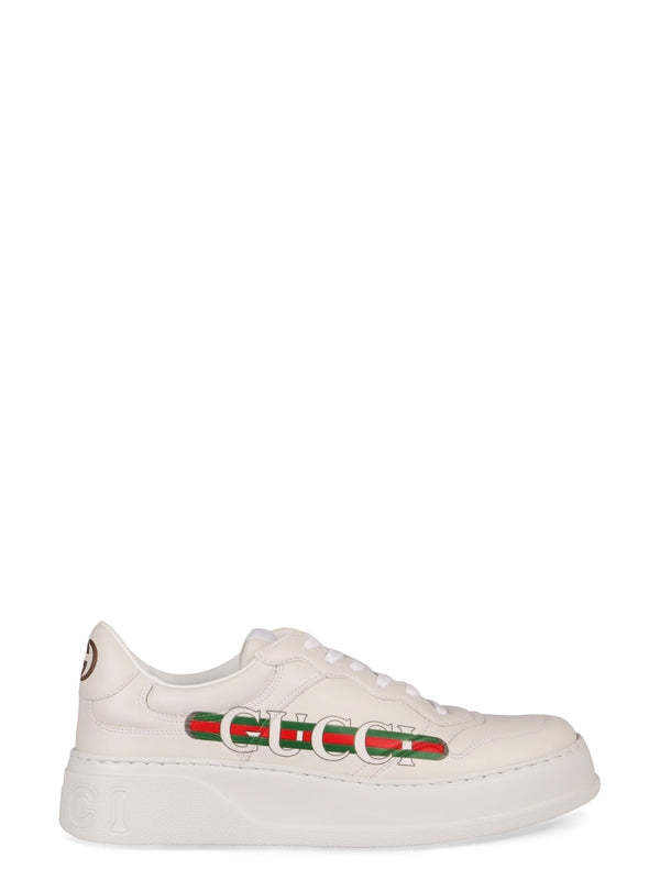GUCCI - Web Logo Printing Sneakers - Jente