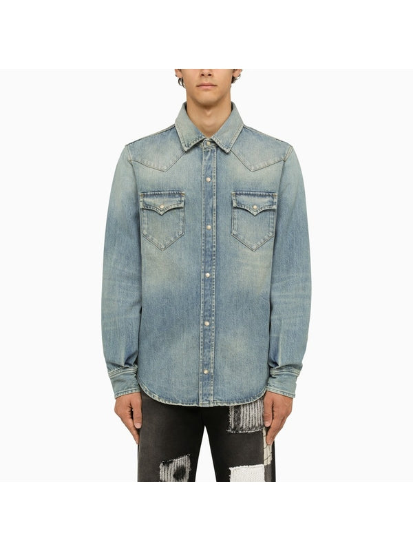 Chest Pocket Denim Shirt