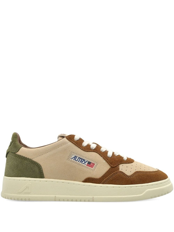 Autry Beige Low Top Sneakers