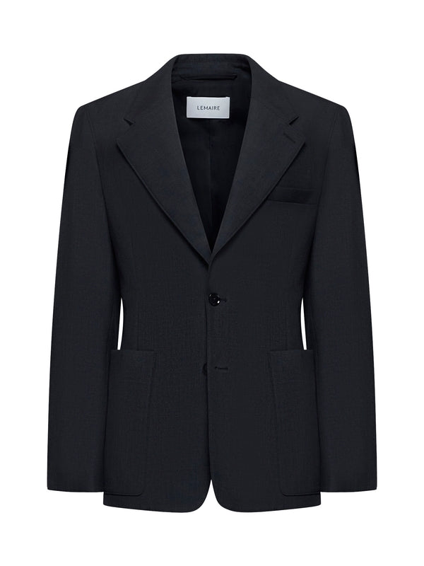 Single Wool Blend Tailored Jacket