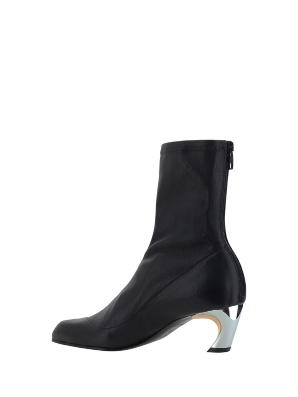 Armadillo Leather Ankle Boots