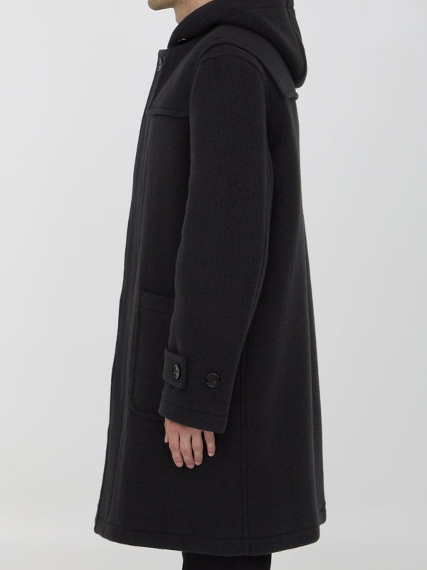 Wool hooded coat - jentestore_global