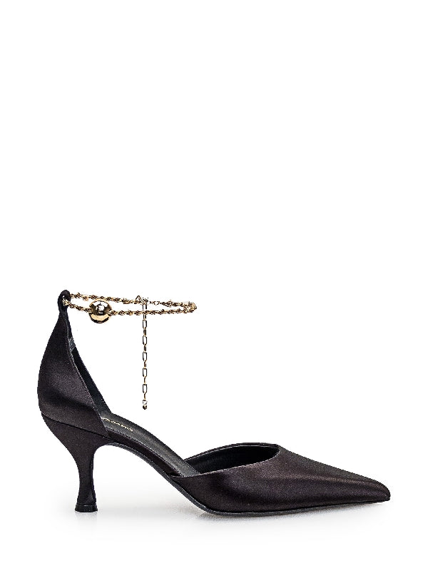 Ball Chain Anklet Pumps