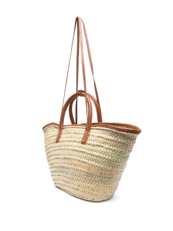 Soli Raffia Panier Basket Tote Bag