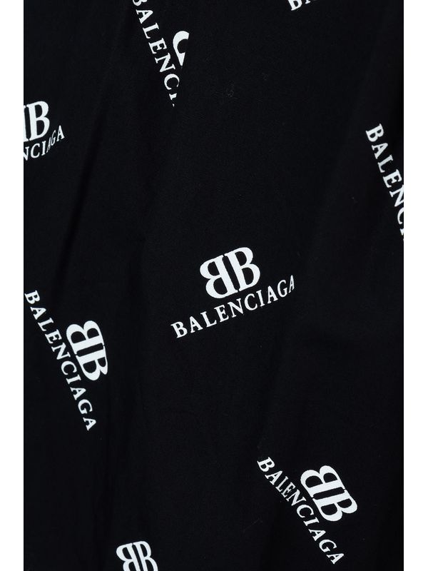 BBロゴプリントコットンショーツ