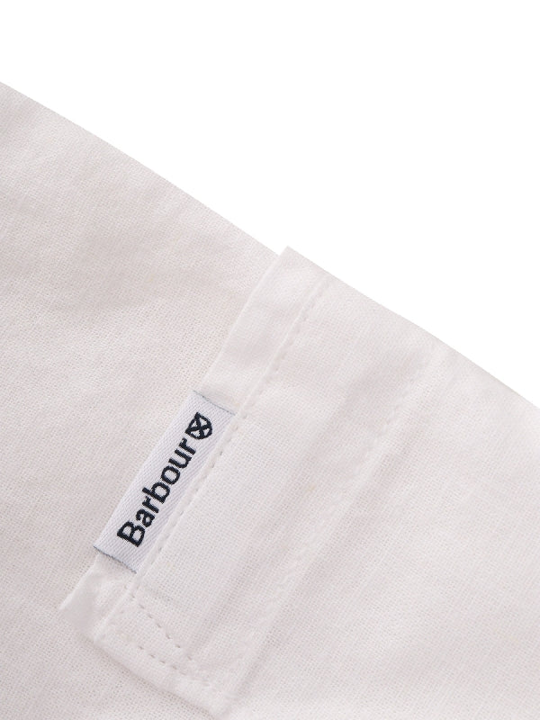 Logo Linen Cotton Shirt