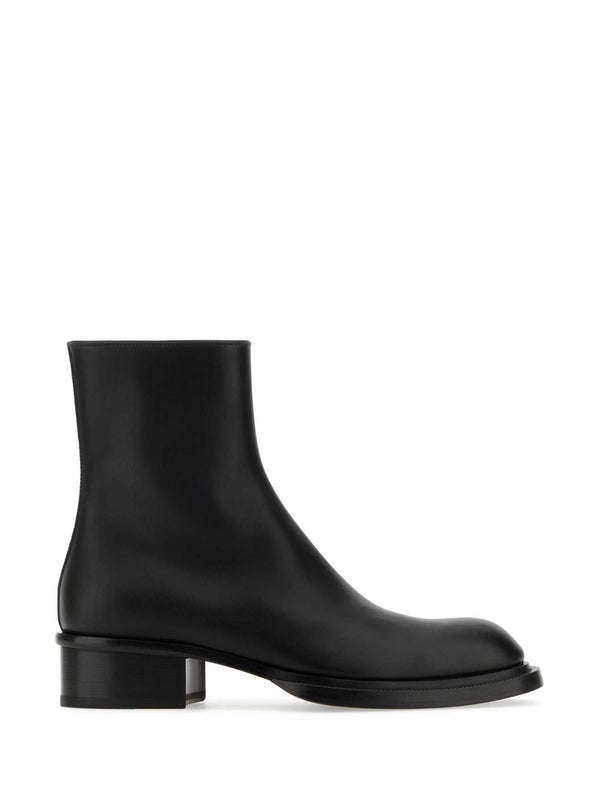 Alexander Mcqueen Black Ankle Boots
