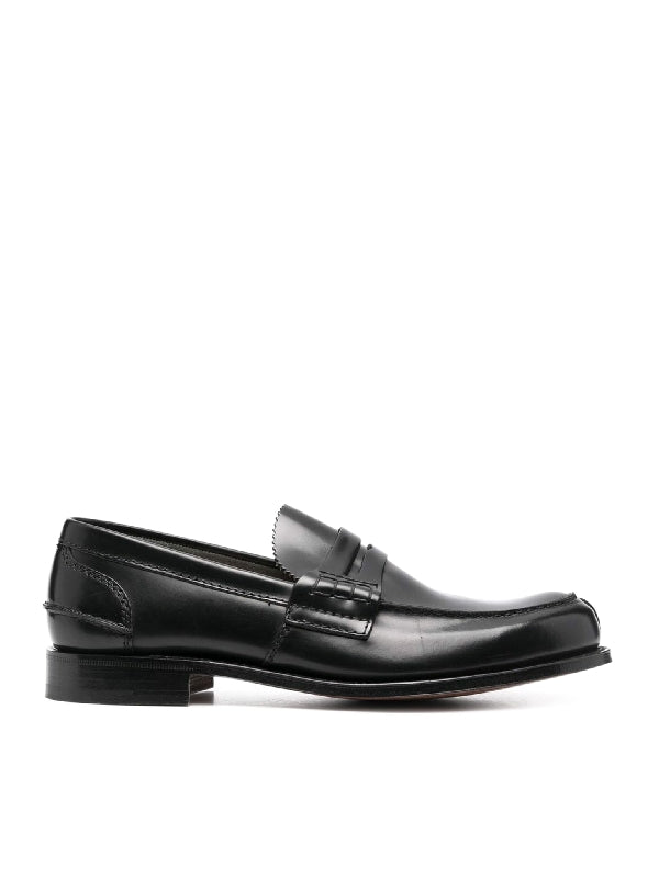 Black Leather Penny
  Loafers