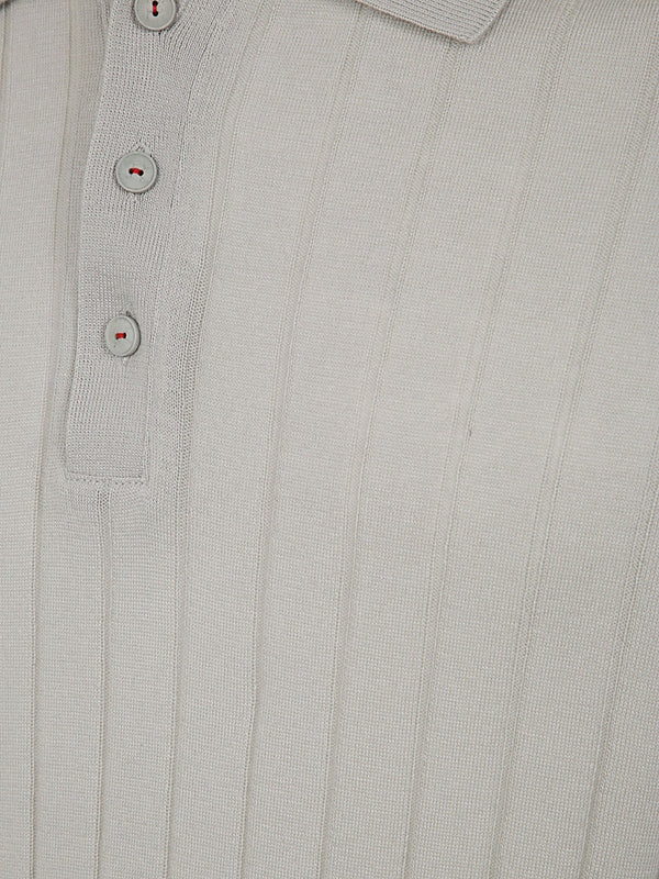 Stripe Cotton Polo Shirt