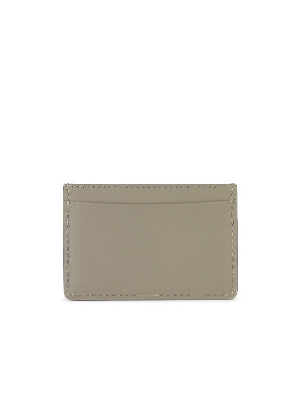 Andre Logo Leather Card Wallet