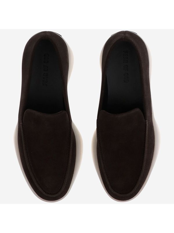Round Toe Suede Loafers