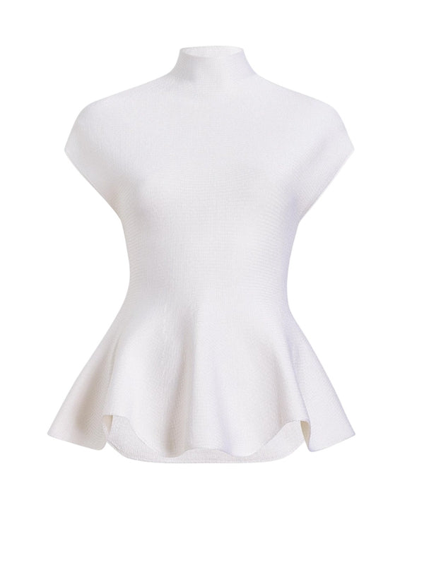 Khaite White Half Sleeve