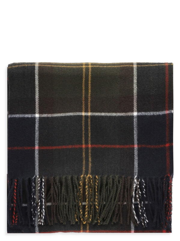 Barbour Green Checked Other Fabric Mufflers