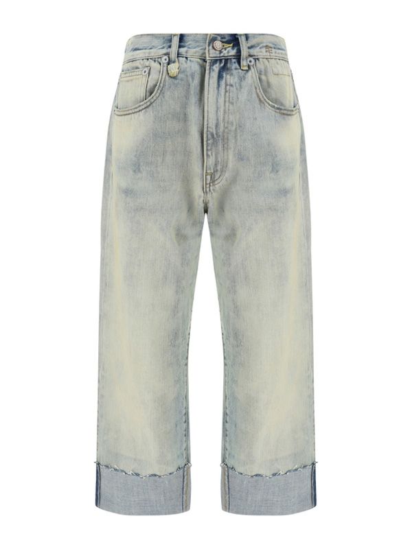 Vintage Washing Denim Pants