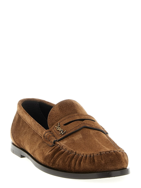 Saint Laurent Brown Loafers