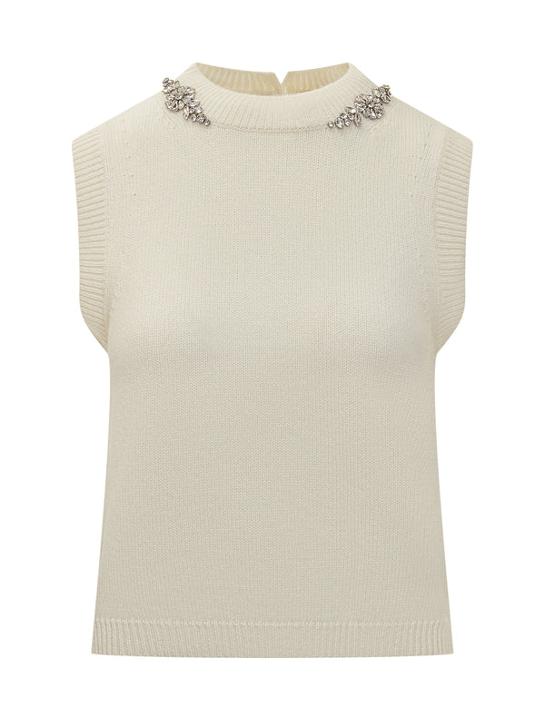 Semicouture Ivory Sleeveless