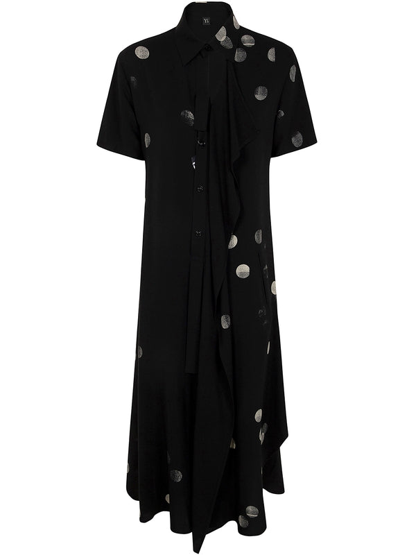 Yohji Yamamoto Black Long Dress