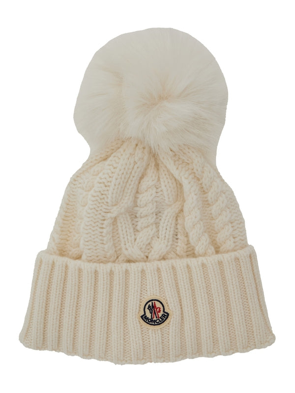 Moncler Ivory Beanies