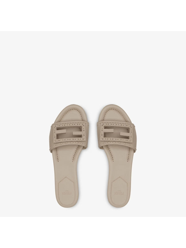 Fendi Gray Slides