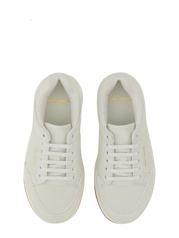 Sl 61 Logo Leather Sneakers