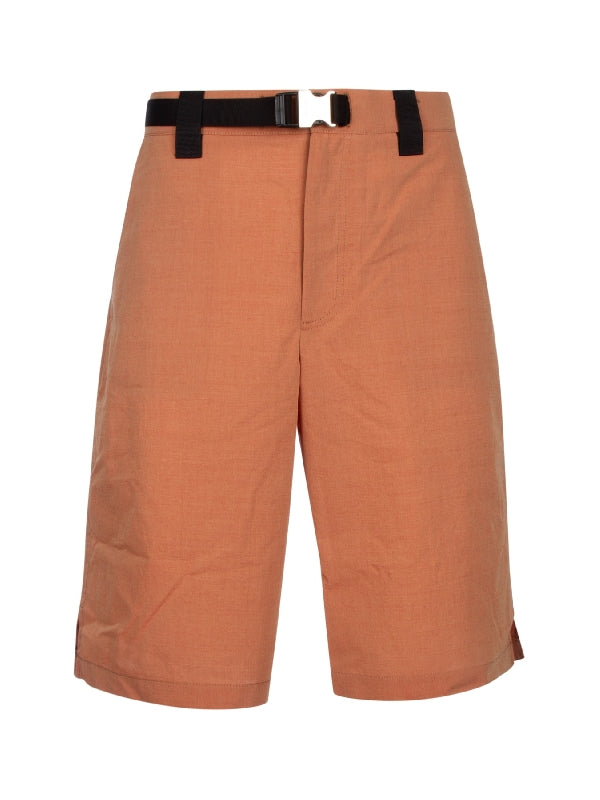 Rollercoaster Buckle Bermuda Pants