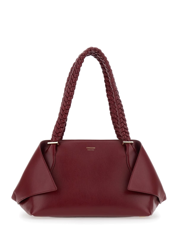 SCARF Logo Braid Handle Tote Bag