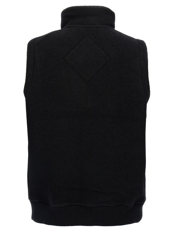 Logo Patch High Neck Vest