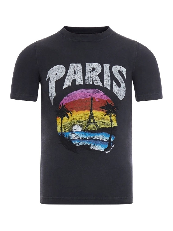 Tropical Paris Logo Short-Sleeve T-Shirt