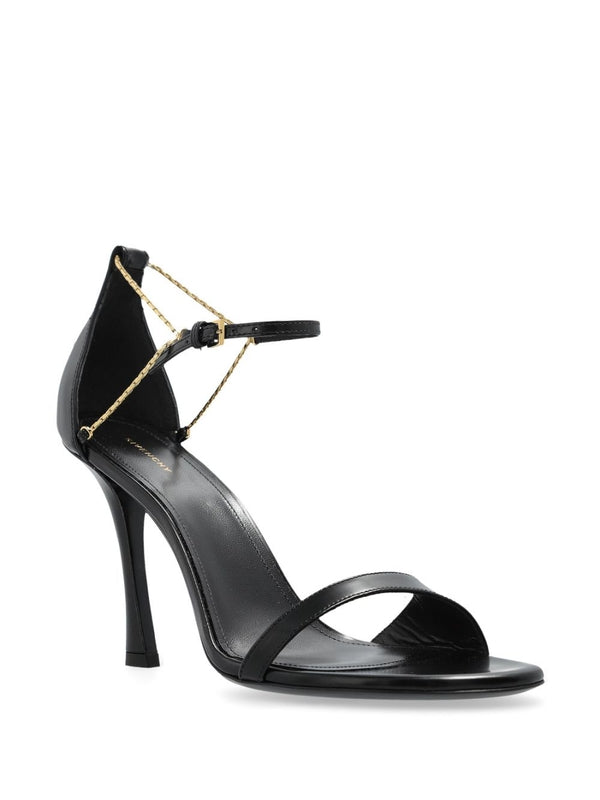 4G Liquid Ankle Strap Sandal Heel